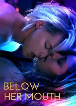 Below her mouth Below her mouth