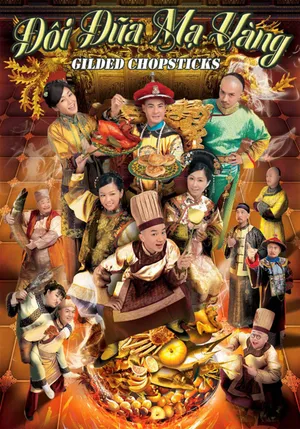 đôi đũa mạ vàng đôi đũa mạ vàng